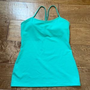 Lululemon mint green tank